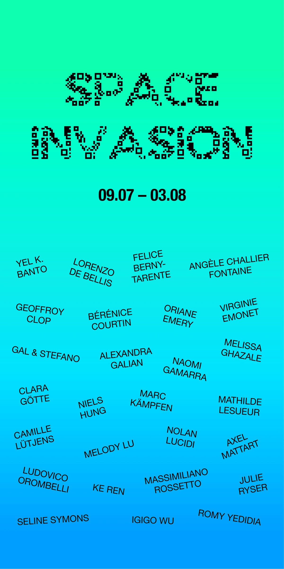 Space Invasion 3 | 9 July - 3 August 2024 | Fabienne Levy Gallery