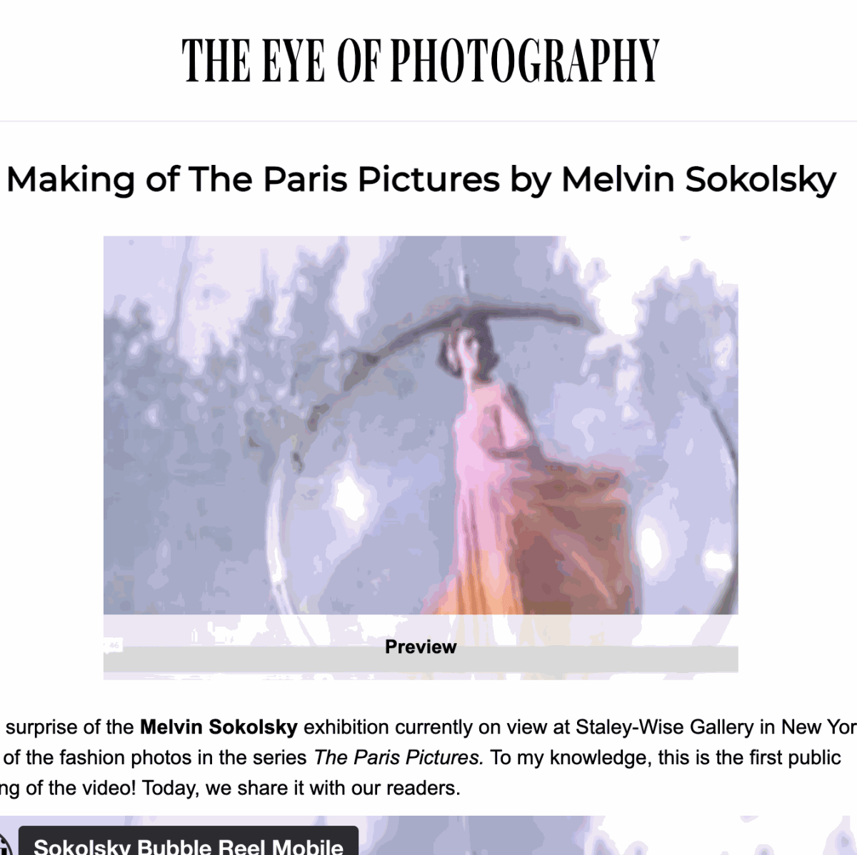 Fashion Eye Paris by Melvin Sokolsky - Art of Living - Books and Stationery