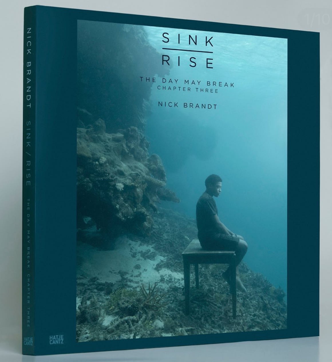 new book by nick brandt sink rise with images taken underwater of the south pacific islanders addressing climate change