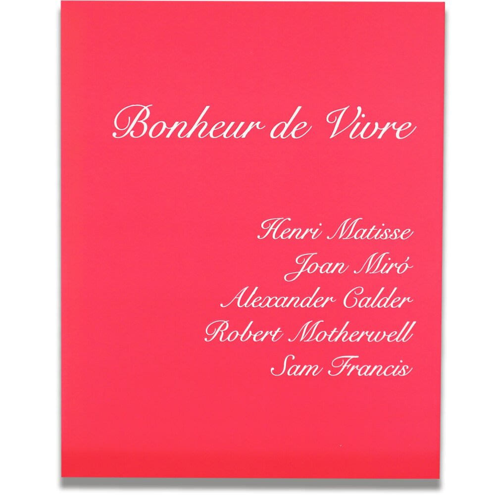 Bonheur de Vivre
