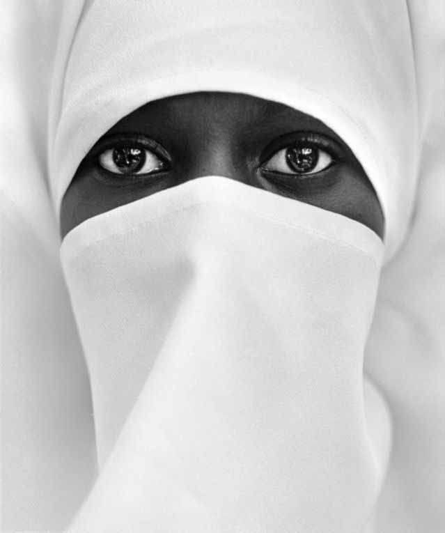 Breaking the Mold: Brooklyn Museum at 200 Featuring A Young Muslim Woman in Brooklyn, 1990 by Chester Higgins
