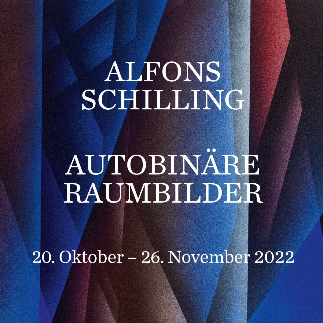 Alfons Schilling. Autobinäre Raumbilder