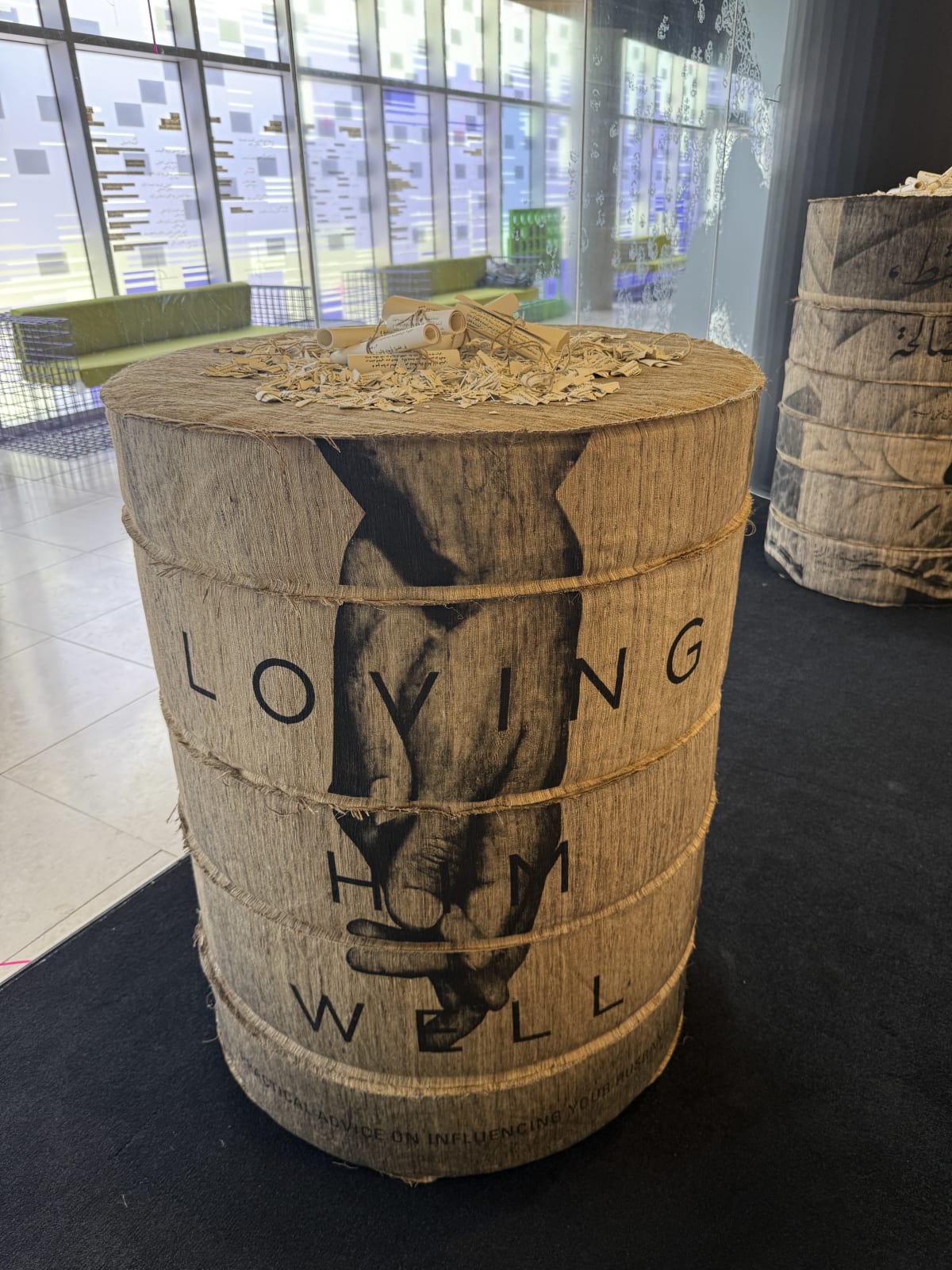 What’s between, between? media majlis museum, Northwestern University in Doha, Qatar