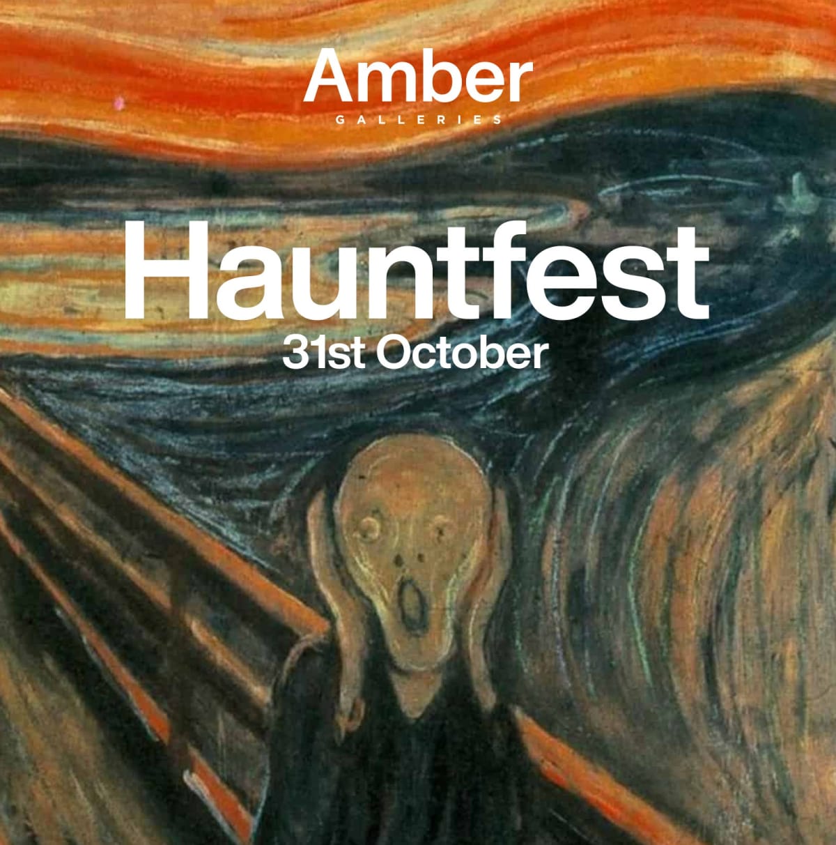 Hauntfest at Amber Galleries We can't wait to see you for Halloween cocktails on the 31st October, from 5pm.