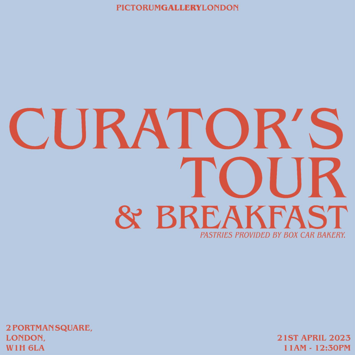 CURATOR'S TOUR & BREAKFAST