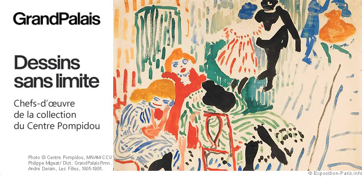 Dessins sans limite, Chefs-d'oeuvre de la collection du Centre Pompidou Grand Palais, Paris