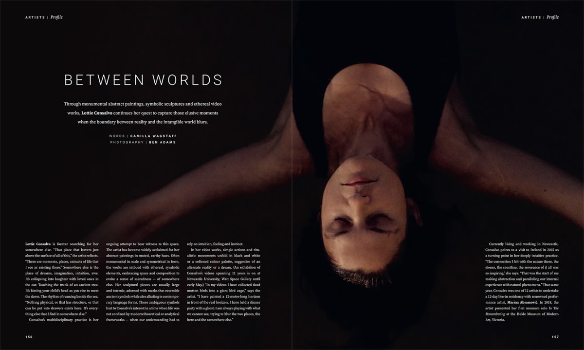 ART COLLECTOR (APR-JUN) PROFILES LOTTIE CONSALVO