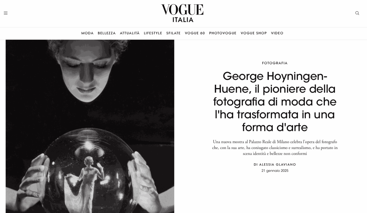 George Hoyningen-Huene, il pioniere della fotografia di moda