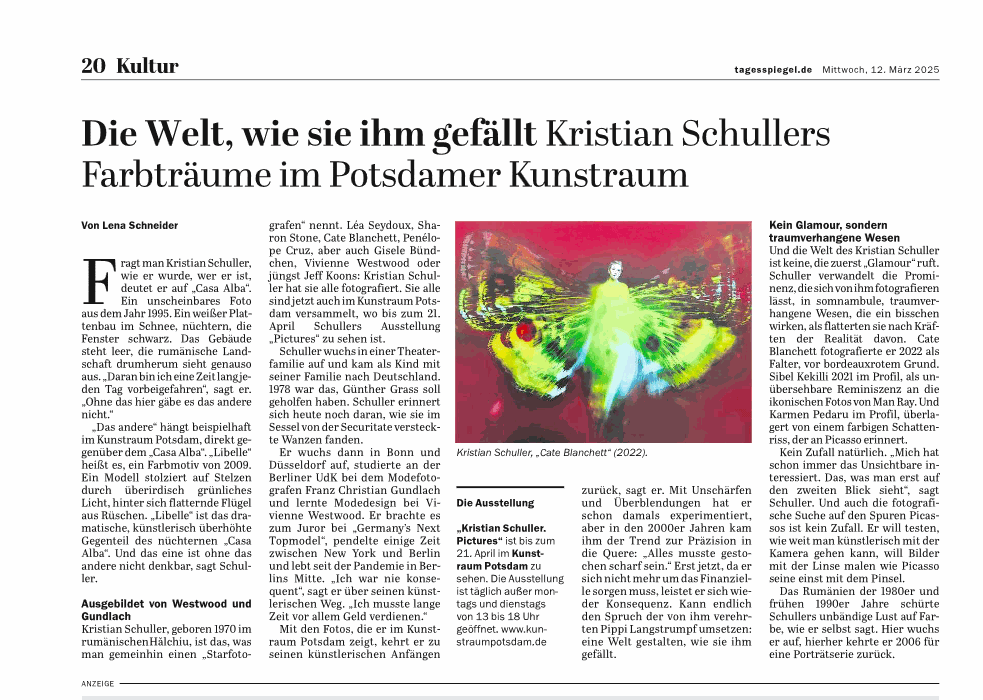 Die Welt, wie sie ihm gefällt, Kristian Schullers Farbträume im Potsdamer Kunstraum