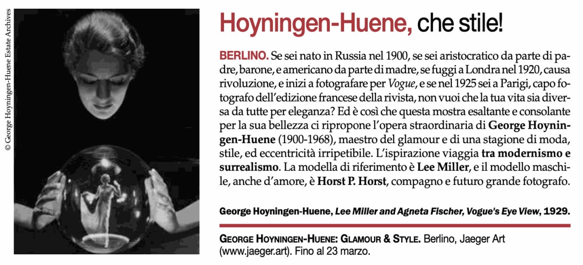 Hoyningen-Huene, che stile!
