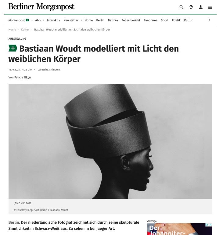 Bastiaan Woudt modelliert mit Licht den weiblichen Körper