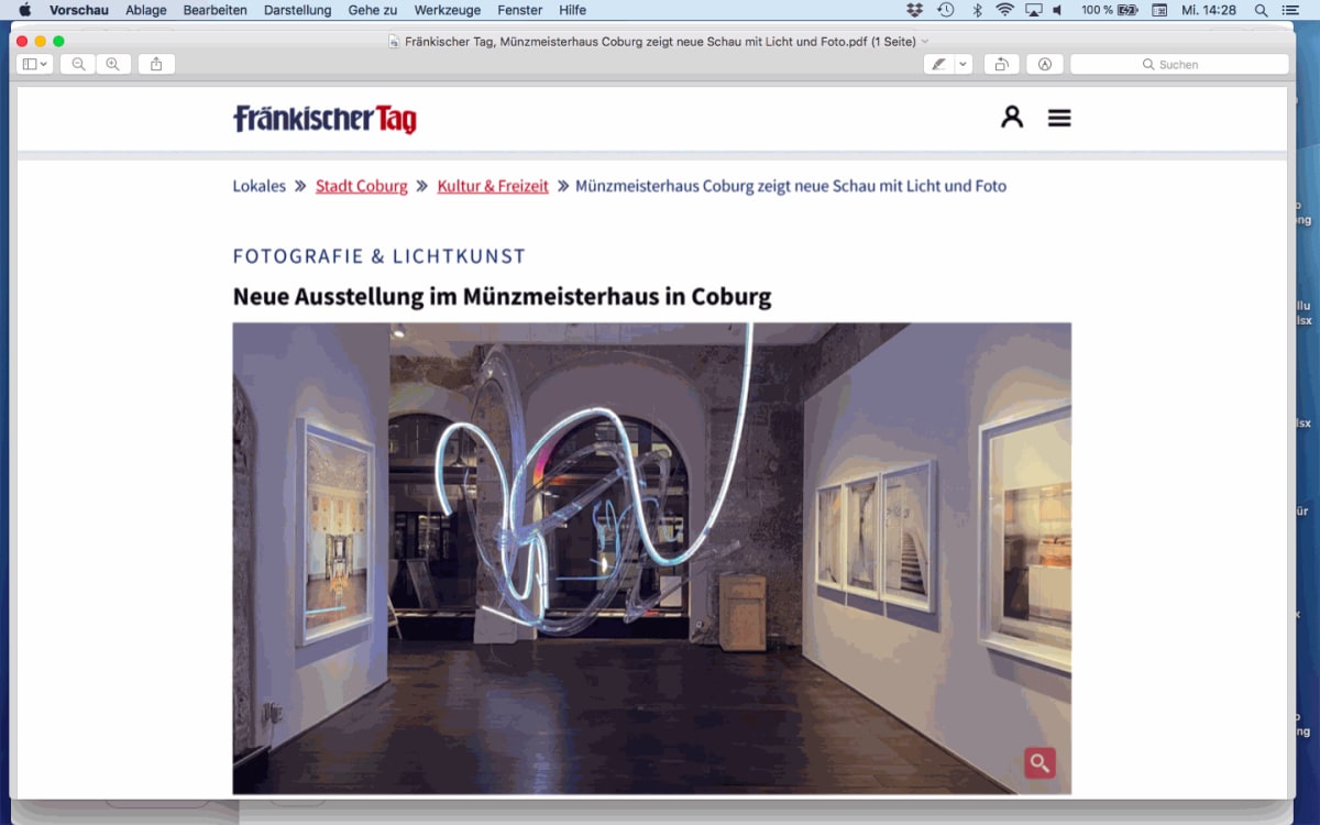 Neue Ausstellung im Münzmeisterhaus Coburg