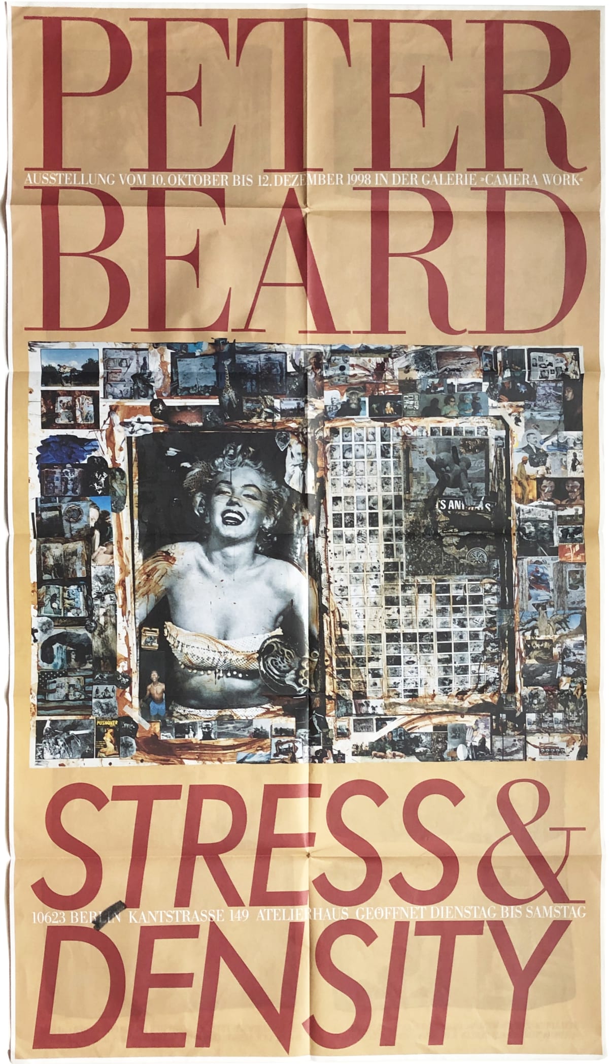 Peter Beard "Stress & Density" Exhibition Poster
