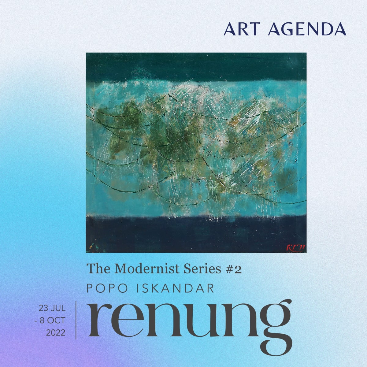 Popo Iskandar  The Modernist Series #2: Renung