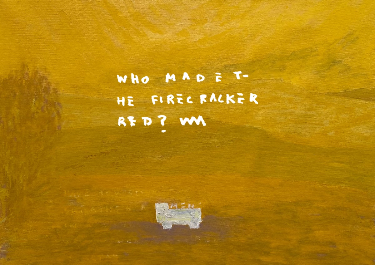 Who Made The Firecracker Red? A solo exhibition of works by Harsimran C Juneja