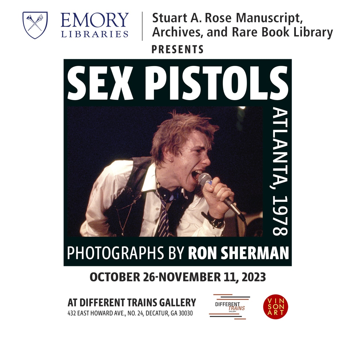 Sex Pistols, Atlanta, 1978: photographs by Ron Sherman