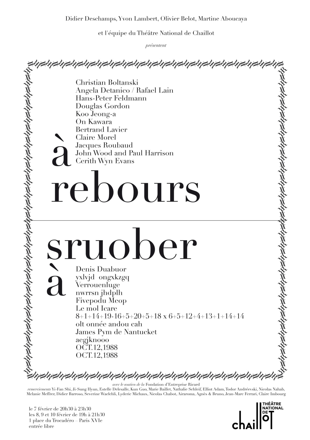 A rebours Chaillot