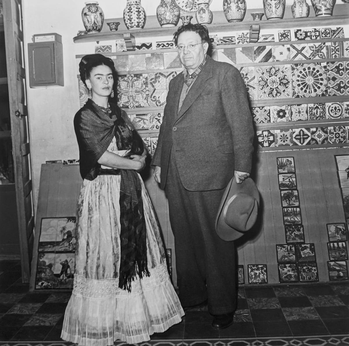 Click to read news page for the 2026 MoMA Exhibition about Frida Kahlo and Diego Rivera featuring photographs by Leo Matiz