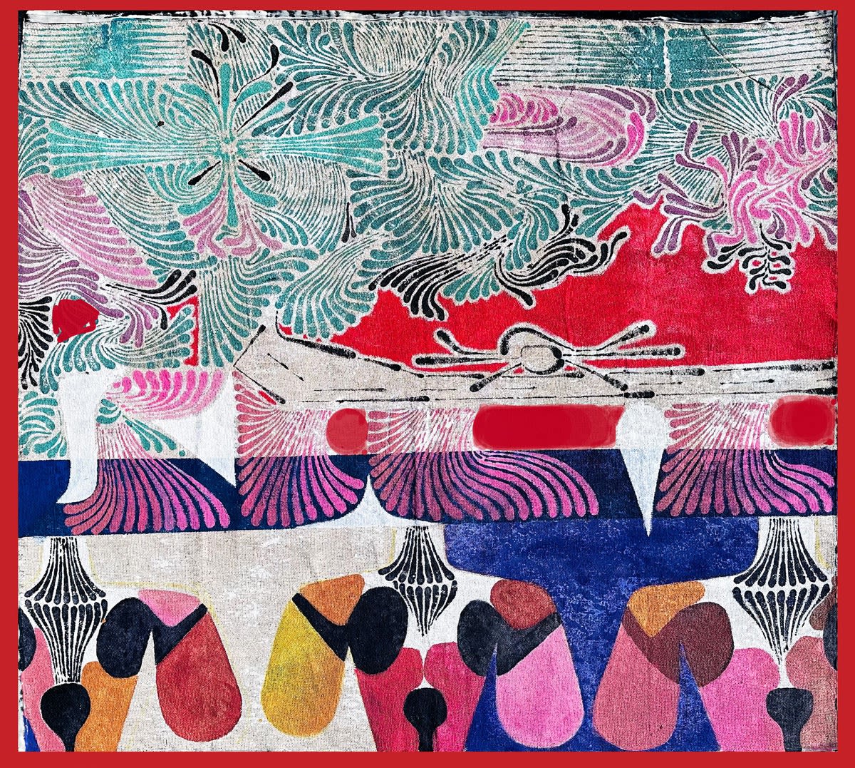 Gilles Sacksick、printemps、希少高級画集画、新品額装付 Gilles Sacksick、printemps、希少高級画集画、新品額装付