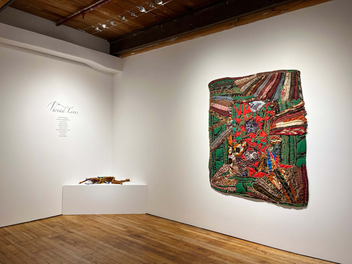 Goya Contemporary’s ‘Thread Lines’ – fiber works with personal as well as social commentary