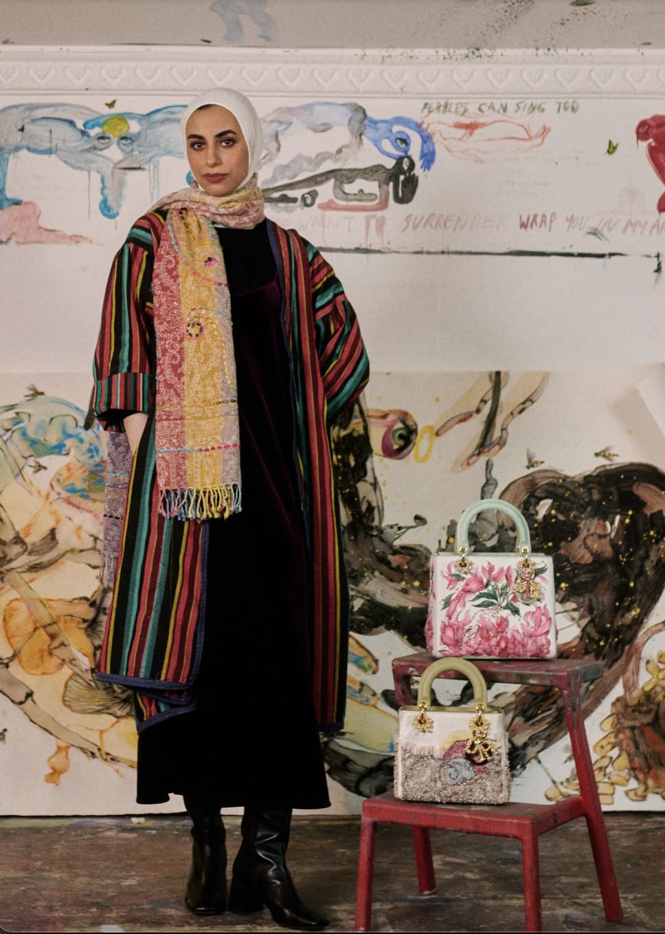 Alymamah Rashed for Dior. Photography Mateusz Stefanowski