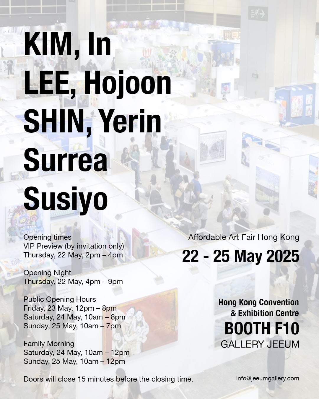 2025 Affordable Art Fair Hong Kong