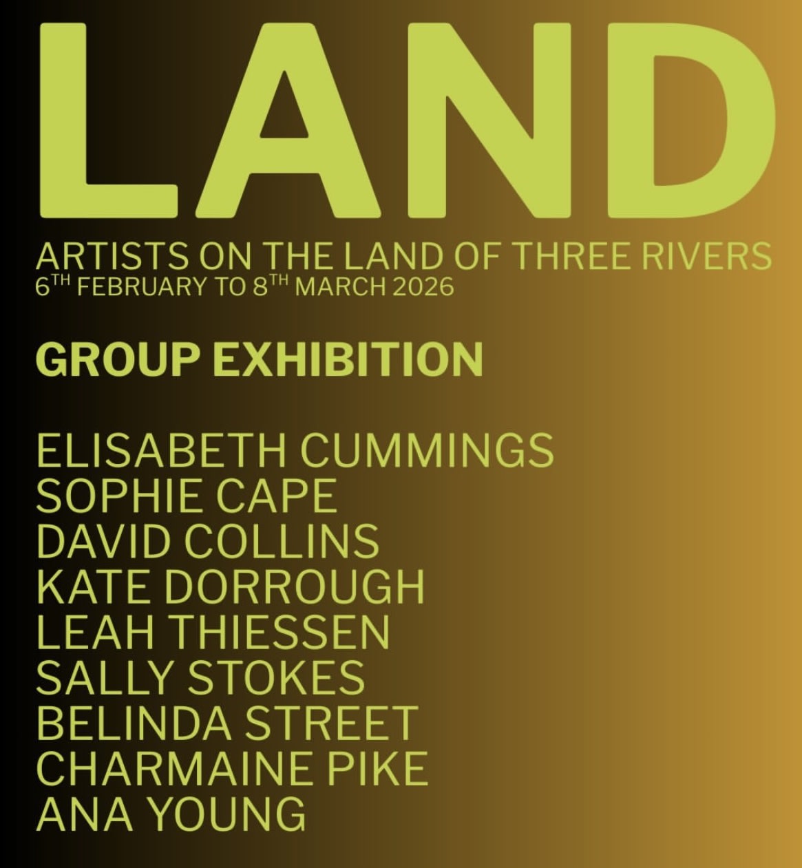 LAND: Artists on the Land of Three Rivers