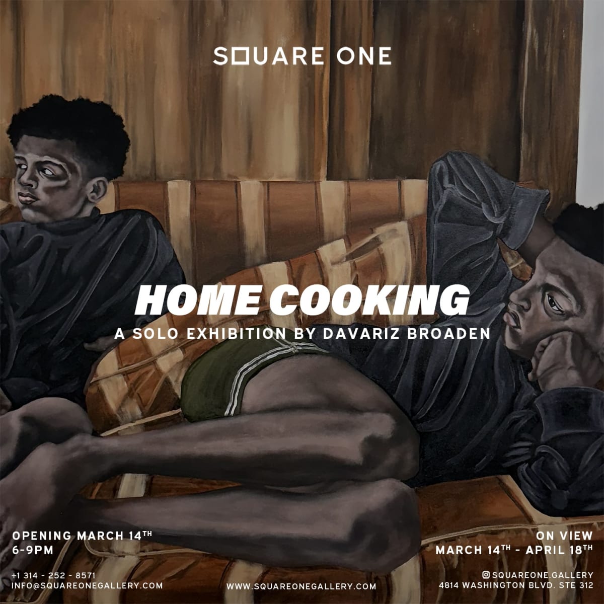 Square One Gallery announces: Davariz Broaden's "Home Cooking"