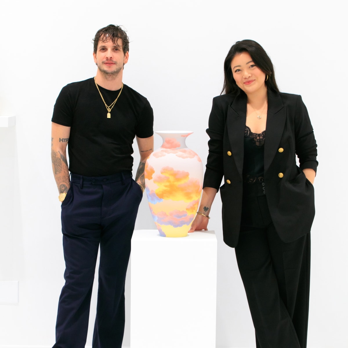 Artists Cevin Parker and Hedy Yang