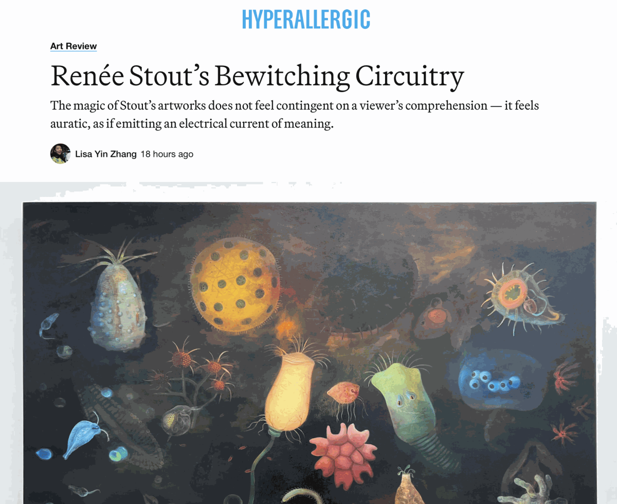 Renée Stout on Hyperallergic