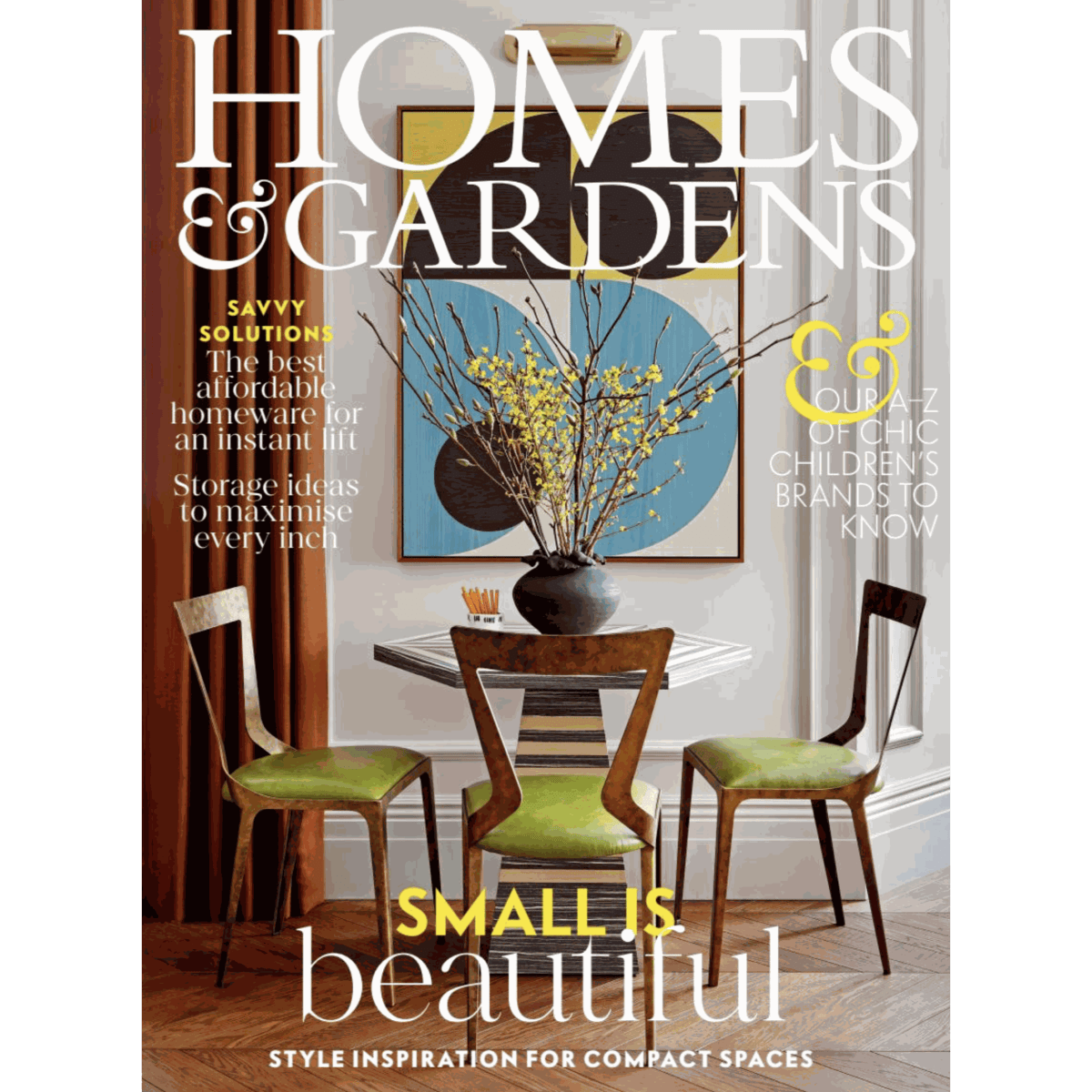 Olly Fathers features on the front cover of Homes & Gardens