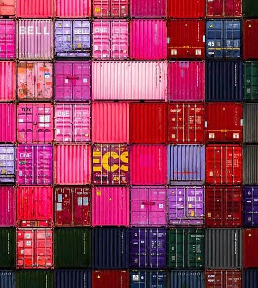 From Concrete to Chroma: The Abstract Art of Didier Engels' Containers, Didier Engels represented by The Lane Art.