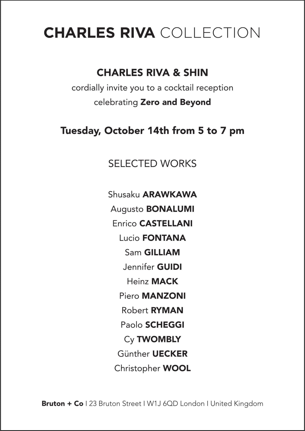 Zero and Beyond Group Show – London