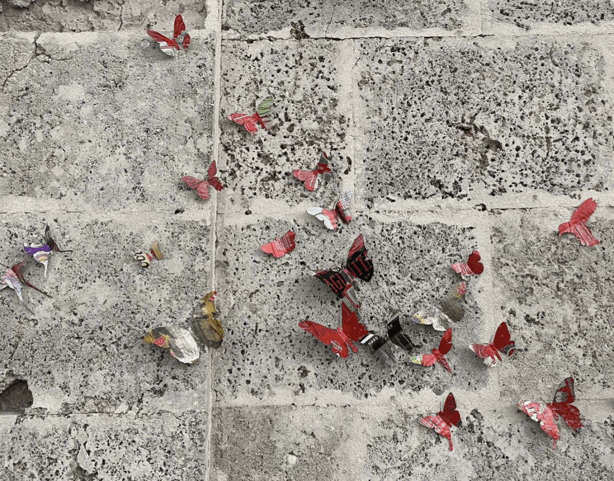 Paul Villinski creates 1,000 aluminum can butterflies for Havana Biennial