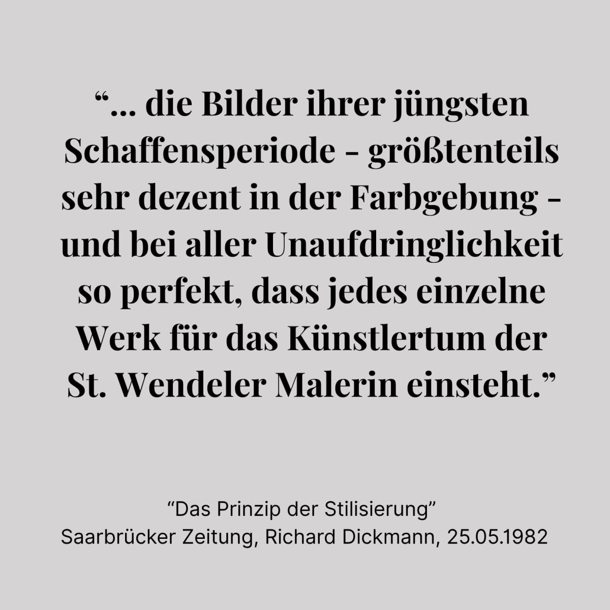 Das Prinzip der Stilisierung