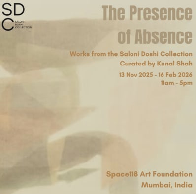 Art Forum Listing: The Presence of Absence curated by Kunal Shah