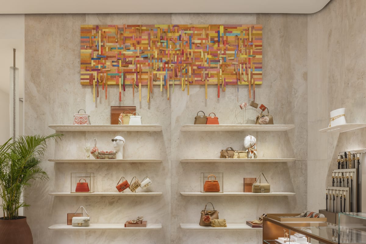 Mit Jai Inn’s captivating hand-woven artwork for FENDI’s new boutique store