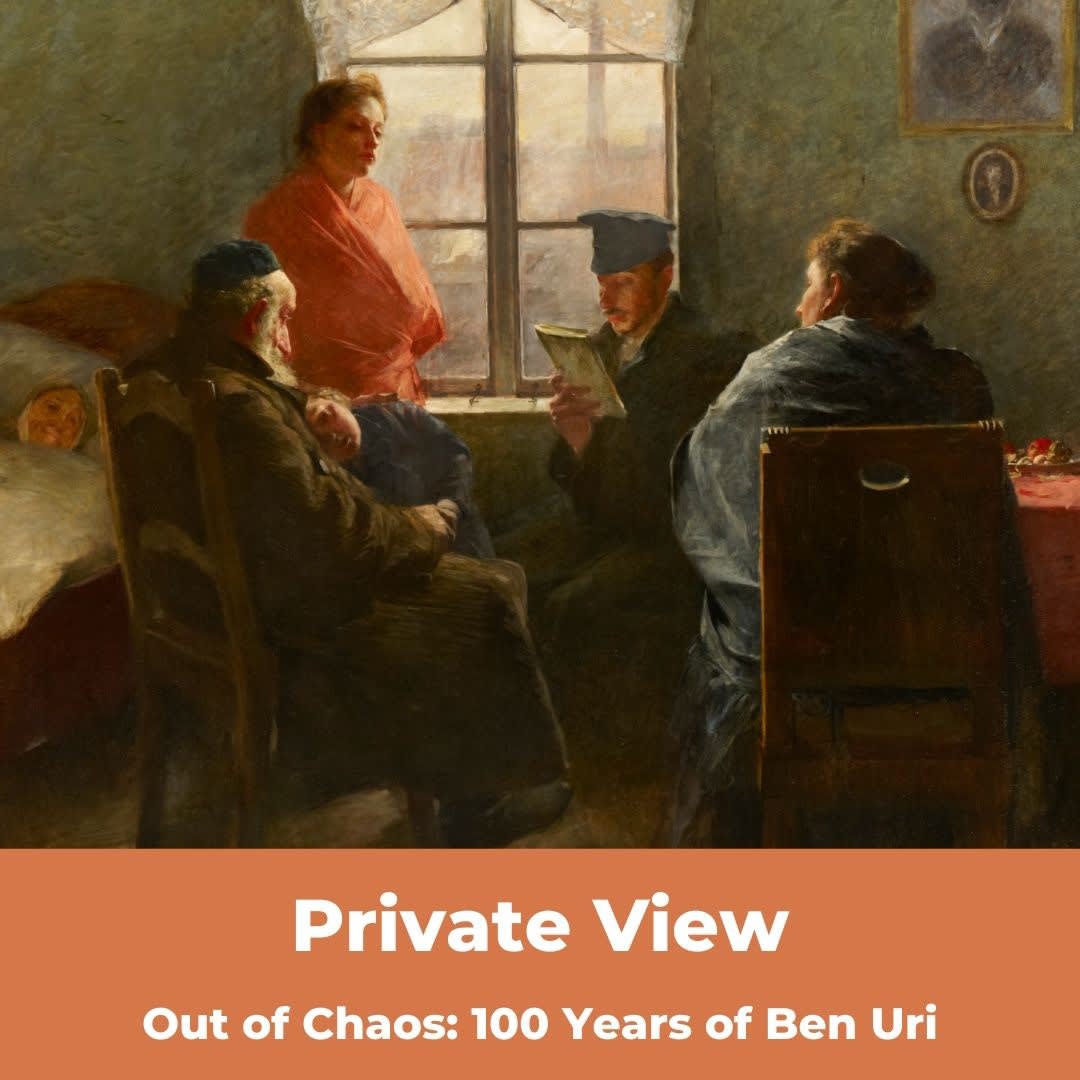 OUT OF CHAOS:PRIVATE VIEW, BEN URI CENTENARY CELEBRATION