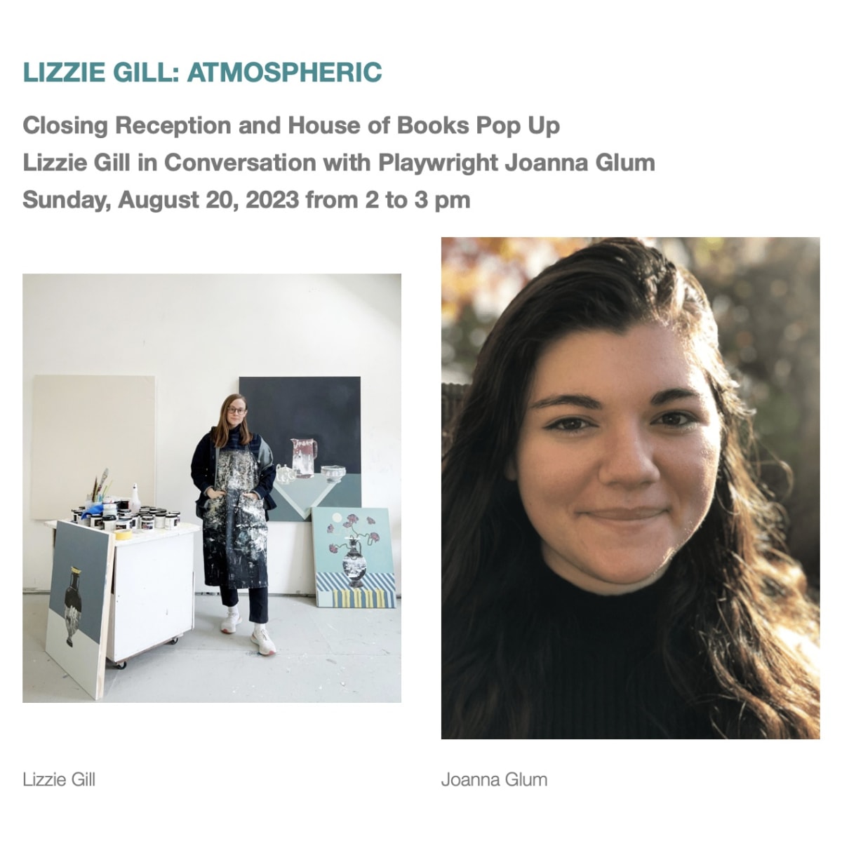 Lizzie Gill: Atmospheric, closing reception
