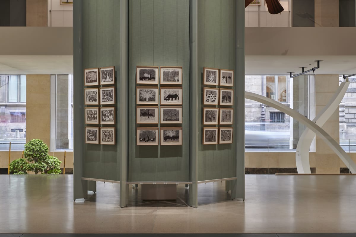 Sheroanawe Hakihiiwe and Osvaldo Pitoé at Fondation Cartier