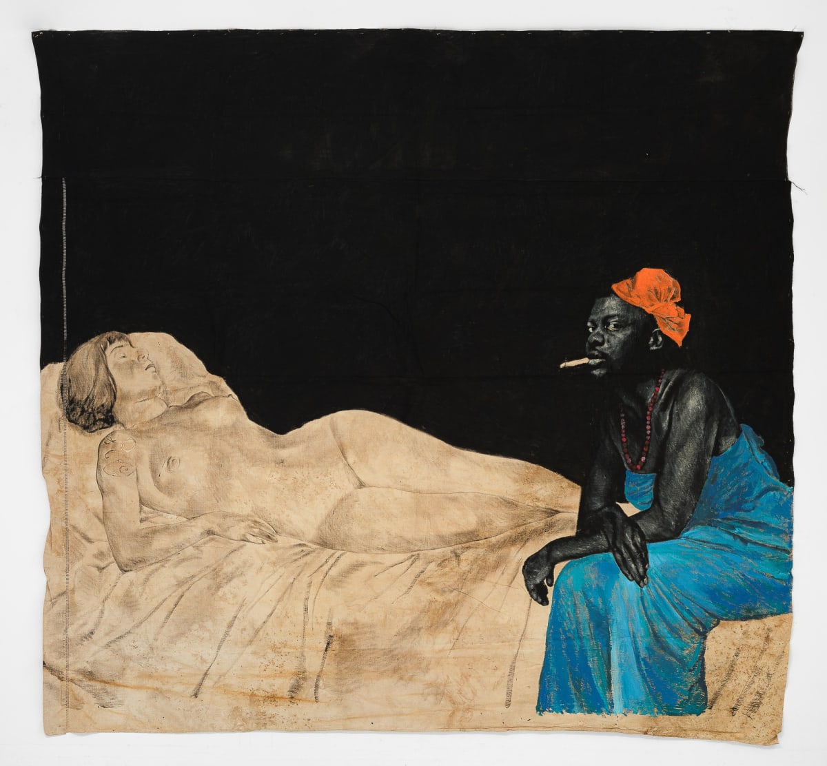 WHEN WE SEE US: A CENTURY OF BLACK FIGURATION IN PAINTING @ ZEITZ MOCAA, Elladj Lincy Deloumeaux, Roméo Mivekannin