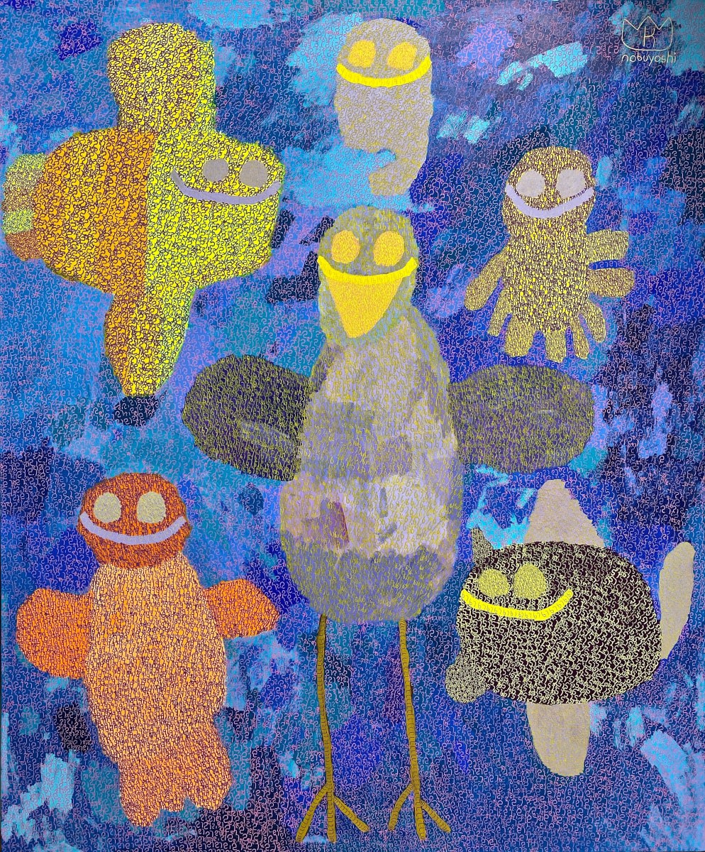 Contemporary artwork by King Nobuyoshi Godwin on view at Charlotte Russell Contemporary, a contemporary art gallery in Raleigh, North Carolina exhibiting artworks by underrepresented, emerging and mid-career artists.