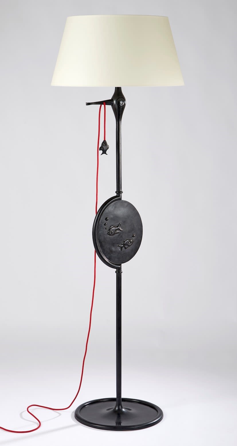 Fisherman store floor lamp