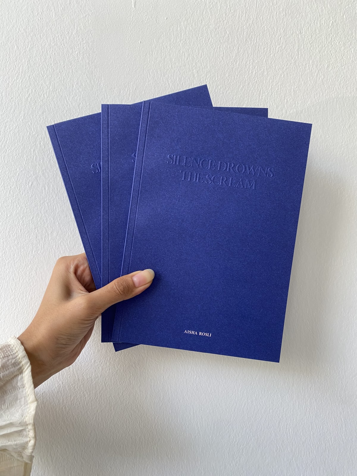 Aisha Rosli's exhibition booklets are all ready, come get your own copy at the gallery!