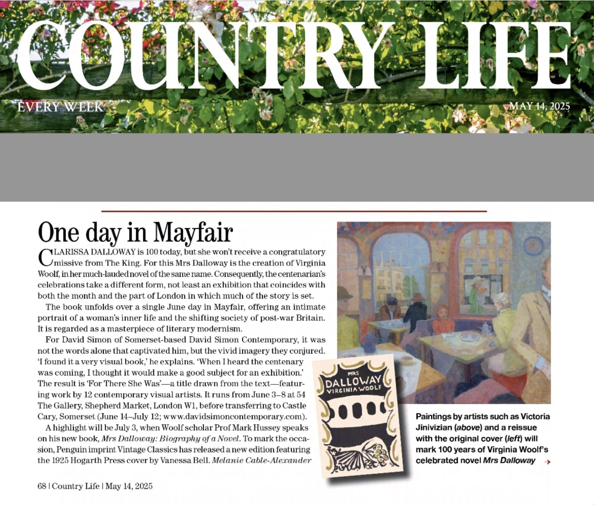 For There She Was, Centenary Exhibition of Virginia Woolf’s Mrs Dalloway Through the Eyes of Twelve Artists