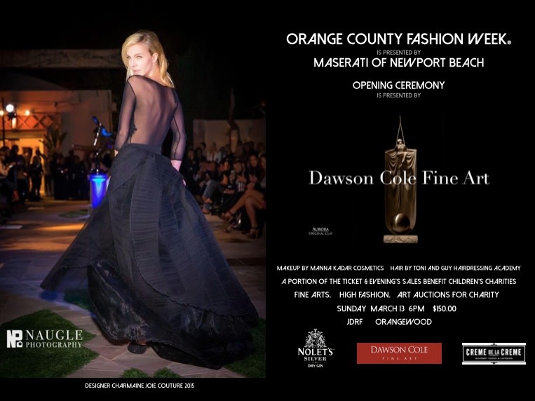 Presented By Maserati Of Newport Beach Orange County Fashion Week At Dawson Cole Fine Art