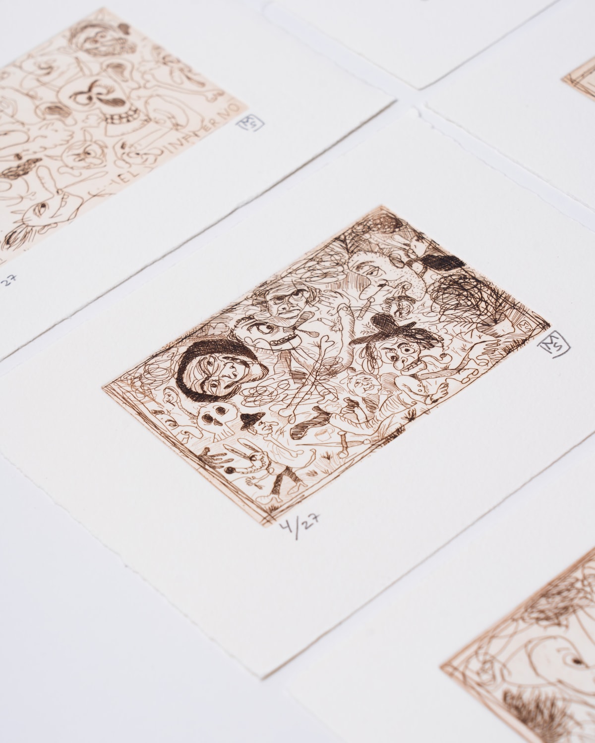 Matías Sanchez. Carpeta de Grabados. Edición de Grabados