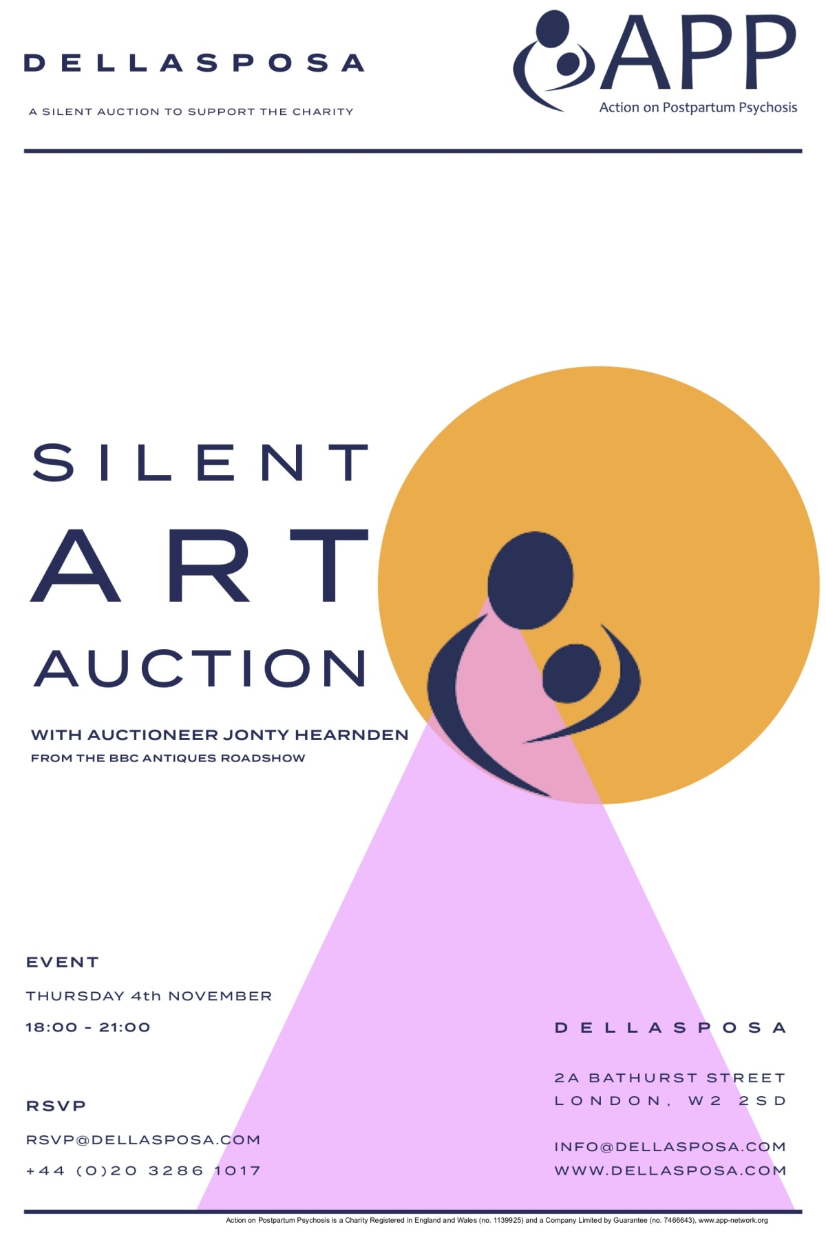 Silent Art Auction | Action on Postpartum Psychosis (APP) Charity