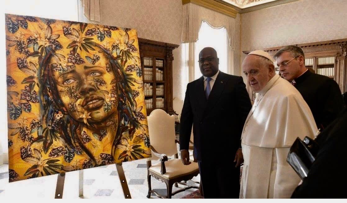 A painting from Demif Gallery offered to the Pope
