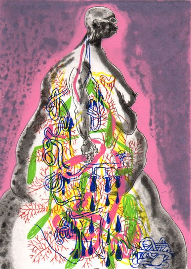 Trenton Doyle Hancock, The Days of Excess, 2010 | Dolan Maxwell